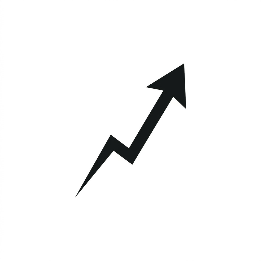 Silhouette of a Black person with two upward arrows behind and text reading Black Entrepreneurship.